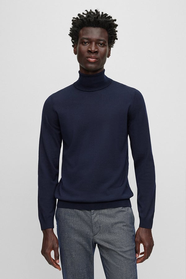 ΠΛΕΚΤΗ ΜΠΛΟΥΖΑ BOSS - 404 ΜΠΛΕ